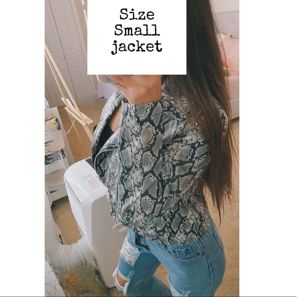 Snakeskin pattern jacket - Picture 3 of 7